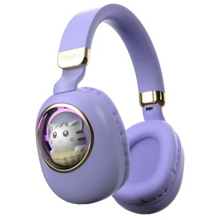 Foto 1 | Foto 1 | Audífonos Bluetooth Kwai Cat Purple Design - Venta Internacional.