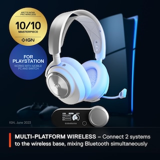 Foto 2 | Foto 2 | Auriculares Para Juegos Steelseries Arctis Nova Pro Inalámbricos Blancos - Venta Internacional.