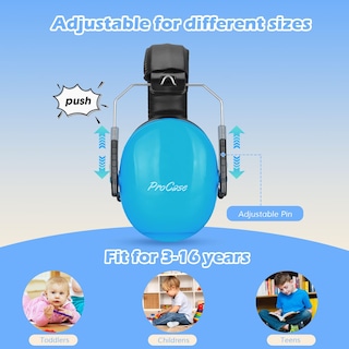 Foto 3 | Foto 3 | Auriculares Con Cancelación De Ruido Procase Para Niños Pequeños, Paquete De 2 - Venta Internacional.