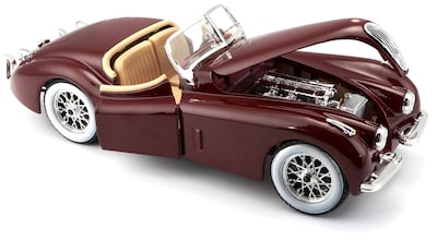 Foto 2 | Foto 2 | Coche Fundido A Presión Buburago Bijoux 120 Roadster Xk Jaguar, Escala 1/24 - Venta Internacional.