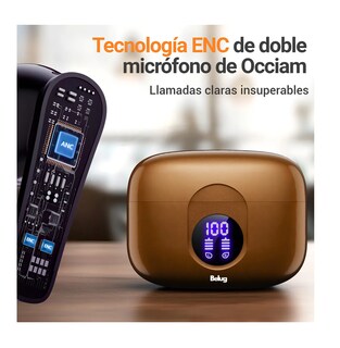 Foto 5 | Foto 5 | Audífonos Inalámbricos Bluetooth Dorado