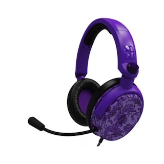 Foto 1 | Foto 1 | Audífonos Gamer 4Gamers C6-100 Púrpura Conexión 3.5 MM Altavoces 40 MM