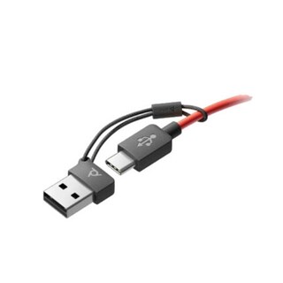 Foto 2 | Foto 2 | Poly Auriculares Estéreo Usb-c Blackwire 3220 + Adaptador Usb-c/a
