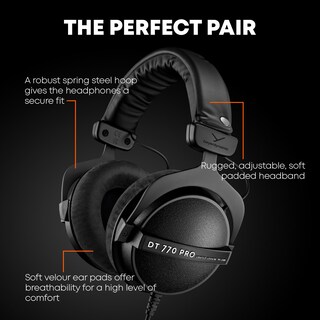 Foto 2 | Foto 2 | Auriculares Beyerdynamic Dt 770 Pro 250 Ohm Edición Negra Limitada - Venta Internacional.