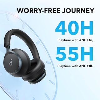 Foto 5 | Foto 5 | Auriculares Soundcore Space One Negros con Cancelación Activa de Ruido - Venta Internacional