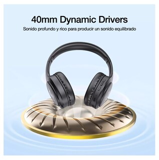 Foto 2 | Foto 2 | Audífonos Inalámbricos 1 Hora Negros con Bluetooth