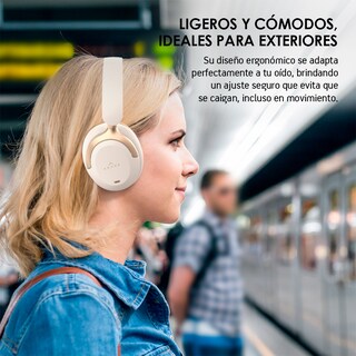 Foto 8 | Foto 8 | Audífonos Inalámbricos De Diadema Bluetooth Con Cancelación De Ruido, Akane, Color Blanco