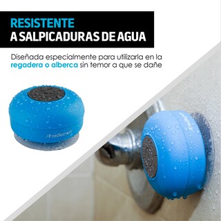 Foto 3 | Foto 3 | Bocina Bluetooth Redlemon 77243 para Regadera Resistente al Agua color Azul