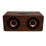 Bocina Link Bits S-20201 color Marrón Vintage Bluetooth Tipo Madera