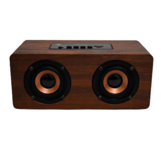Foto 1 | Foto 1 | Bocina Link Bits S-20201 color Marrón Vintage Bluetooth Tipo Madera