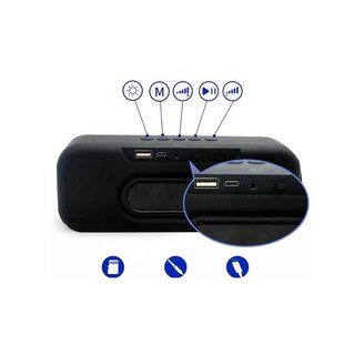 Foto 2 | Foto 2 | Bocina Portátil Bluetooth Moreka color Negro