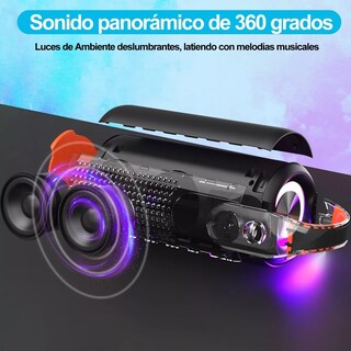 Foto 4 | Foto 4 | Bocina Bluetooth Altavoz Portátil Belug Impermeable Recargable color Negro