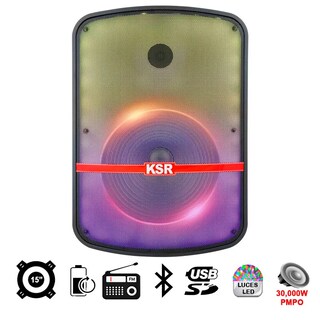 Foto 1 | Foto 1 | Bafle Firesale 15 Pulgadas 30,000watts Ksr Pmpo Bluetooth con Micr