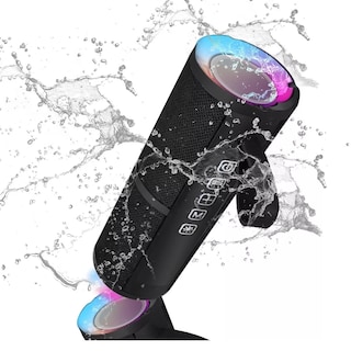 Foto 3 | Foto 3 | Altavoz Bluetooth Portátil Bocina Impermeable con Luces Rgb Eo Safe Imports color Negro