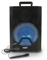 Bafle Misik MB180 color Negro 8\" BTH USB TWS con Micrófono