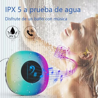 Foto 3 | Foto 3 | Mini Bocina Bluetooth 5.0 Portátil Recargables Impermeable Eo Safe Imports Esi-8672 Blanco