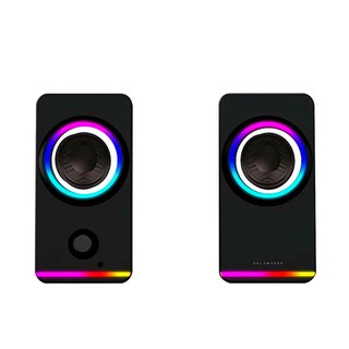 Foto 1 | Foto 1 | Bocina Gamer Balam Rush Glimm Style BG565 Led Bluetooth 3.5mm BR-936996 Negro 2 Piezas