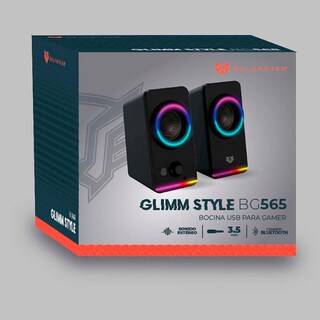 Foto 6 | Foto 6 | Bocina Gamer Balam Rush Glimm Style BG565 Led Bluetooth 3.5mm BR-936996 Negro 2 Piezas