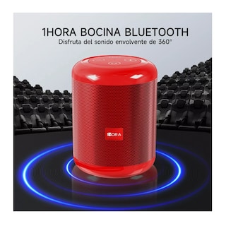 Foto 2 | Foto 2 | Mini Bocina Portátil Bluetooth Inalámbrica Altavoz Sd Rojo