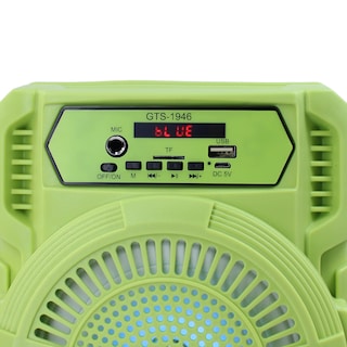 Foto 6 | Foto 6 | Bocina Inalámbrica Greatinace Verde 6.5'' con Micrófono Alámbrico