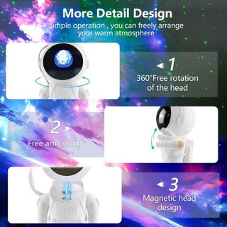 Foto 2 | Foto 2 | Bocina Proyector Astronauta