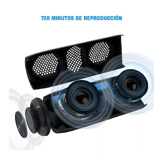 Foto 4 | Foto 4 | Bocina Bluetooth Portátil Altavoz Waterproof Con Micrófono Color Negro