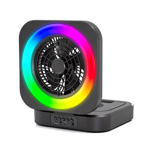Foto 1 | Foto 1 | Bocina Bluetooth Portátil Multifuncional Con Ventilador Rgb Eo Safe Imports  Esi-14565 Negro