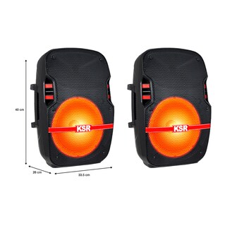 Foto 8 | Foto 8 | Sistema de Audio Doble Kaiser 8 con 10,000 W PMPO y Tecnología Link