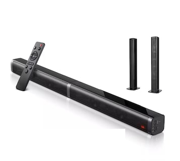 Foto 1 | Foto 1 | Barras de Sonido Bluetooth Home Theater Bocinas para Tv 2.0 Negras