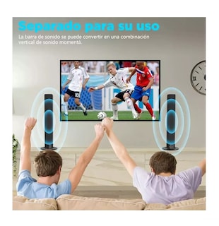 Foto 2 | Foto 2 | Barras de Sonido Bluetooth Home Theater Bocinas para Tv 2.0 Negras