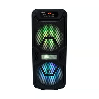 Foto 1 | Foto 1 | Bocina Bluetooth Recargable de 8″x2 con Luz Led y Micrófono