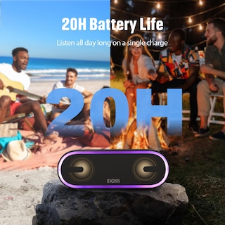 Foto 7 | Foto 7 | Altavoz Bluetooth Doss Soundbox Pro+ P300 40w Ipx6 Púrpura - Venta Internacional.