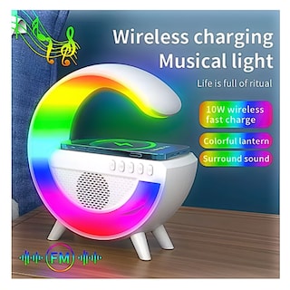 Foto 5 | Foto 5 | Bocina G500 Con Bluetooth Cargador Inalámbrico, Luz Rgb, Usb