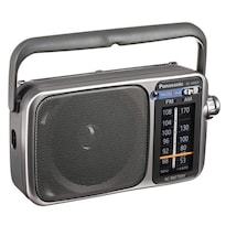 Radio Panasonic Rf-2400d Am/fm Plata/gris - Venta Internacional.