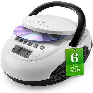 Foto 1 | Foto 1 | Reproductor De Cd Boombox Tyler Tau107 Con Radio Fm, Bluetooth Y Usb - Venta Internacional.