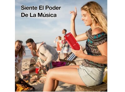 Foto 5 | Foto 5 | Xtellar Bocina Bluetooth 5.1, Portátil, Inalámbrica, Sonido Estéreo Hd, 2400mah, Con Manos Libres, Rojo Estilizado