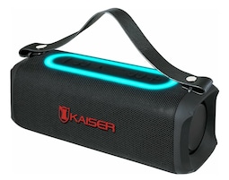 Bocina Portátil Bluetooth Kaiser Kbl-3020bk Con Ipx4 Y Luz Multicolor