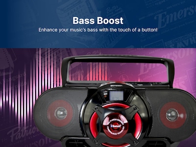 Foto 3 | Foto 3 | Boombox Emerson Epb-3002 Bluetooth Portátil Con Subwoofer - Venta Internacional.