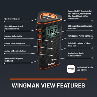 Foto 4 | Foto 4 | Altavoz De Golf Bushnell Wingman View Con Distancias Gps - Venta Internacional.