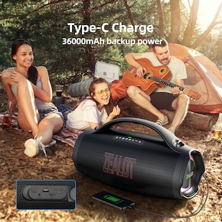 Foto 4 | Foto 4 | Altavoz Bluetooth Zealot 2025 160 W Rms 36000 Mah Ipx6 Resistente Al Agua - Venta Internacional.
