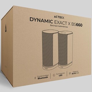 Foto 6 | Foto 6 | Bocinas Acteck Dynamic Exact X Bs660 Inalámbricas Sonido 2.0 Bluetooth 5.3 50w Rms Control Remoto Il