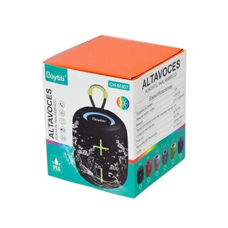 Foto 4 | Foto 4 | Bocina Bluetooth Portátil Antisalpicaduras Con Luz Led