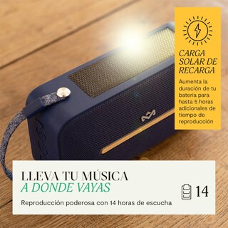 Foto 5 | Foto 5 | Bocina Rise Up Solar Blue The House Of Marley Bluetooth