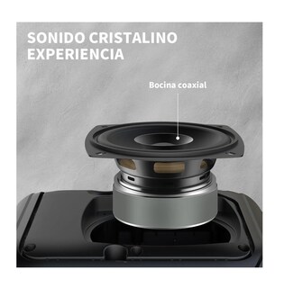 Foto 4 | Foto 4 | Bocina Portátil Bluetooth 5.3 Recargable Inalámbrico 40w Altavoz Negro