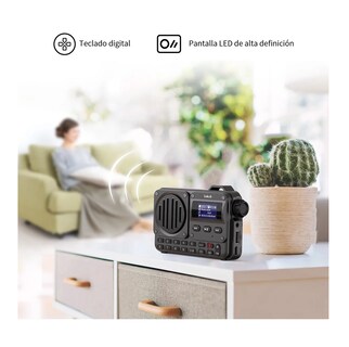 Foto 2 | Foto 2 | Bocina Bluetooth Superportátil Con Radio Fm Negro