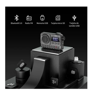 Foto 3 | Foto 3 | Bocina Bluetooth Superportátil Con Radio Fm Negro