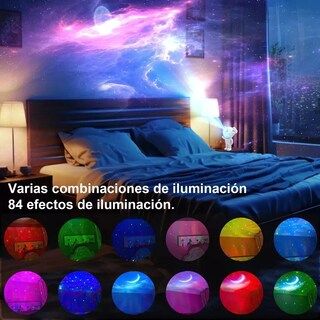 Foto 5 | Foto 5 | Bocina Bluetooth En Forma de Astronauta Con Proyector Nebulosa Y Estrellas Led.
