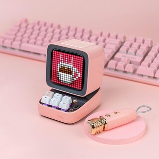 Foto 6 | Foto 6 | Divoom Ditoomic Rosa - Altavoz Bluetooth Con Microfono Función Karaoke