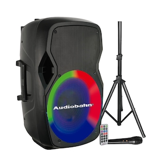 Foto 1 | Foto 1 | Bafle Recargable Audiobahn 15'' con Rgb Ast415