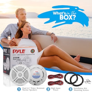 Foto 4 | Foto 4 | Sistema De Altavoces Marinos Pyle Plmrx67 De 250 W Con Altavoz De 6.5 Pulgadas - Venta Internacional.